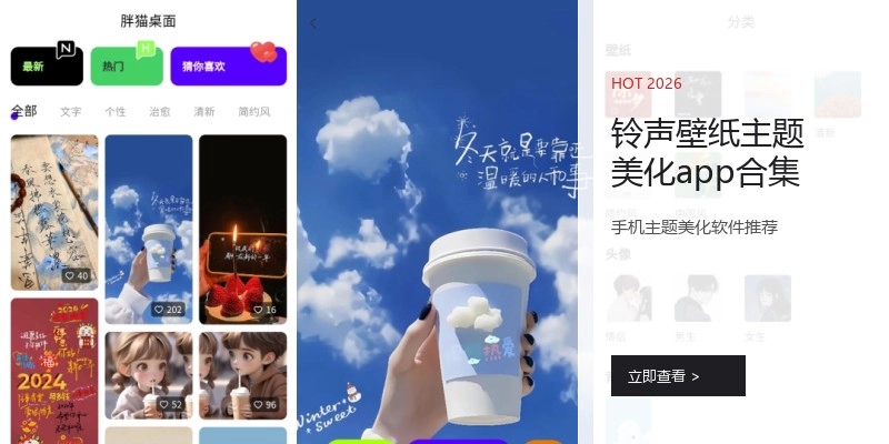 铃声壁纸主题美化app合集