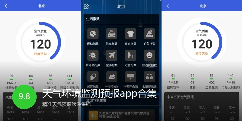 天气环境监测预报app合集