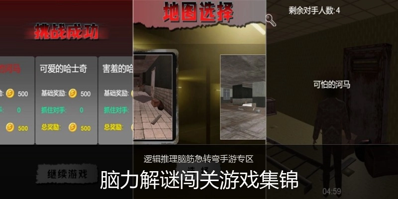 脑力解谜闯关游戏集锦