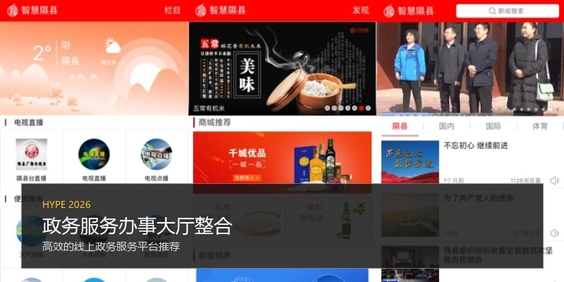 政务服务办事大厅整合