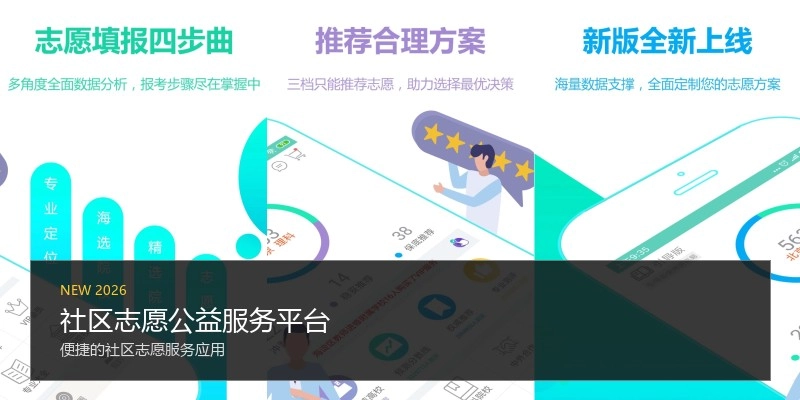 社区志愿公益服务平台