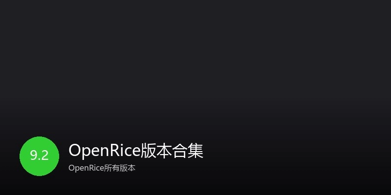 OpenRice版本合集