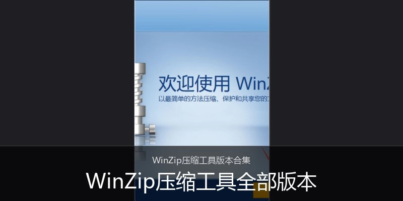 WinZip压缩工具全部版本