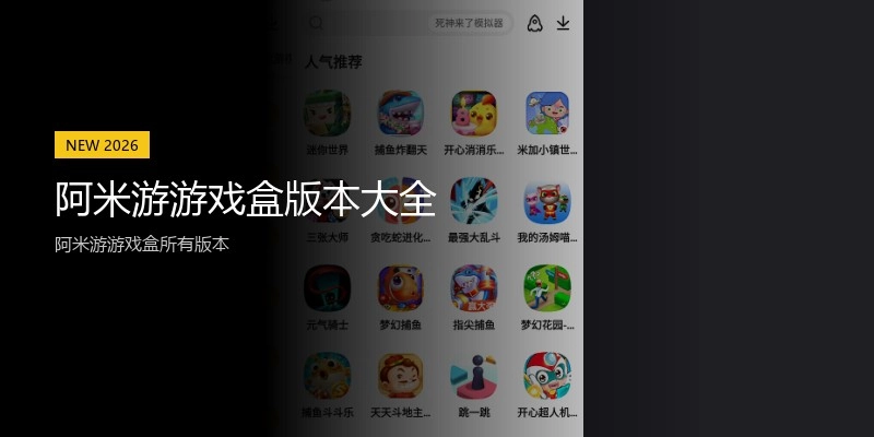 阿米游游戏盒版本大全