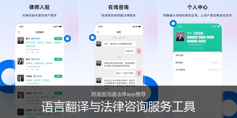 语言翻译与法律咨询服务工具