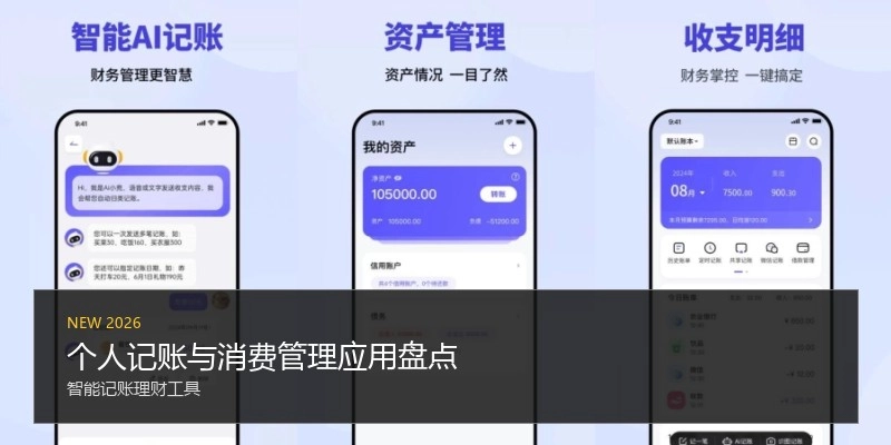 个人记账与消费管理应用盘点