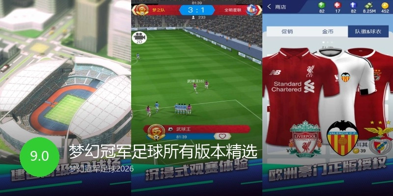 梦幻冠军足球所有版本精选