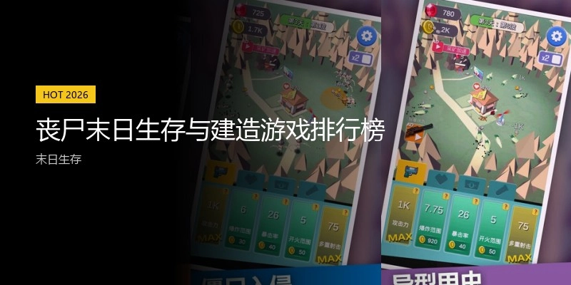 丧尸末日生存与建造游戏排行榜