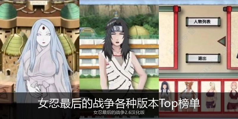 女忍最后的战争各种版本Top榜单