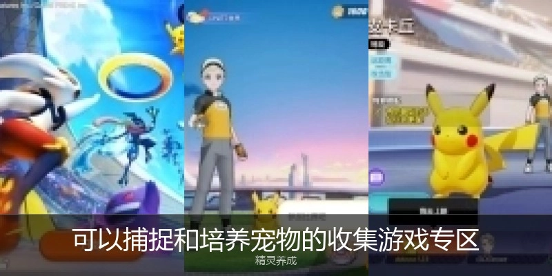 可以捕捉和培养宠物的收集游戏专区