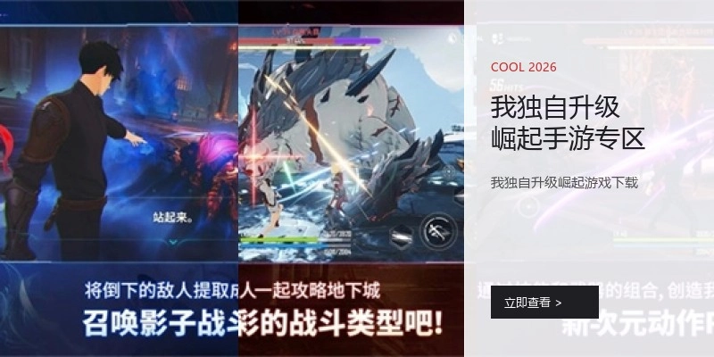 我独自升级崛起手游专区