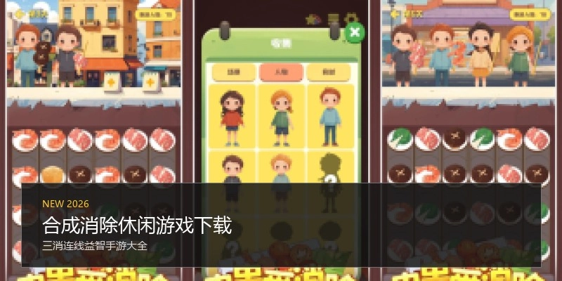 合成消除休闲游戏下载