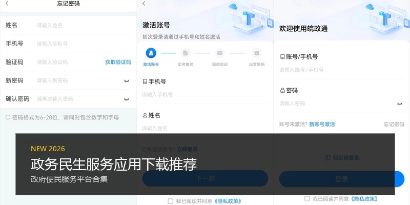 政务民生服务应用下载推荐