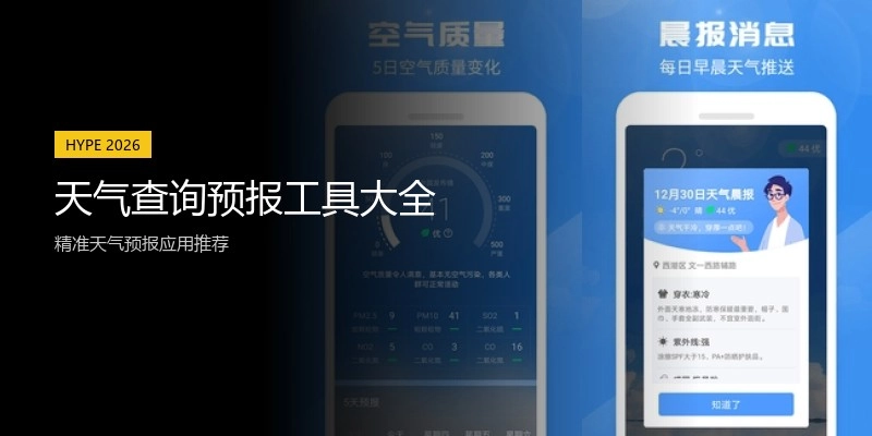天气查询预报工具大全