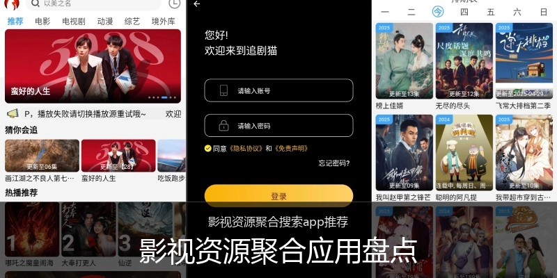 影视资源聚合应用盘点
