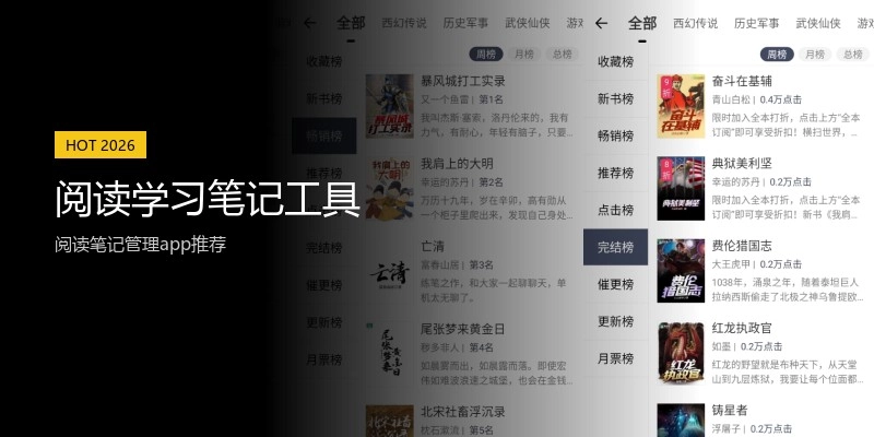 阅读学习笔记工具