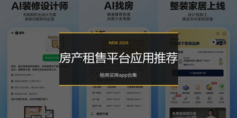 房产租售平台应用推荐