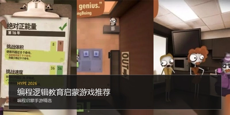 编程逻辑教育启蒙游戏推荐