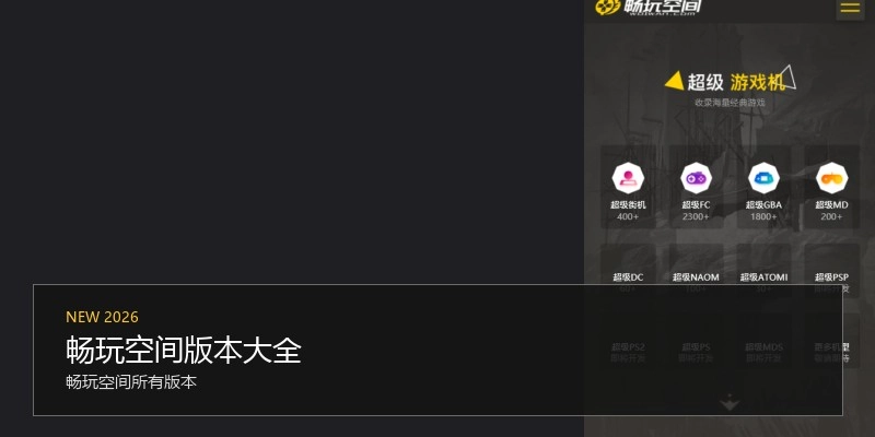 畅玩空间版本大全