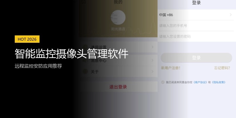 智能监控摄像头管理软件