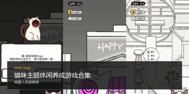 猫咪主题休闲养成游戏合集