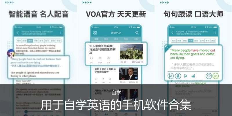 用于自学英语的手机软件合集