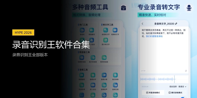 录音识别王软件合集