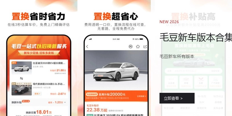 毛豆新车版本合集