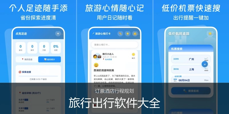 旅行出行软件大全