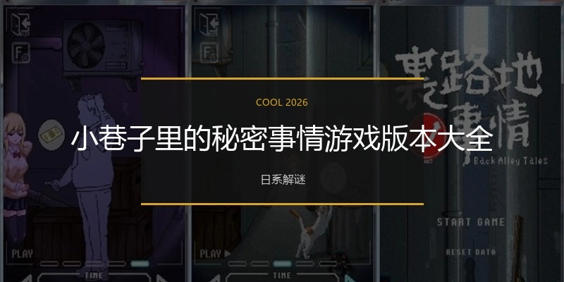 小巷子里的秘密事情游戏版本大全