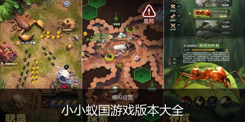 小小蚁国游戏版本大全