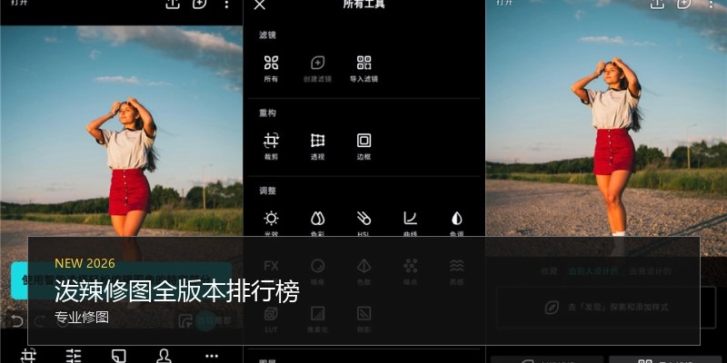 泼辣修图全版本排行榜