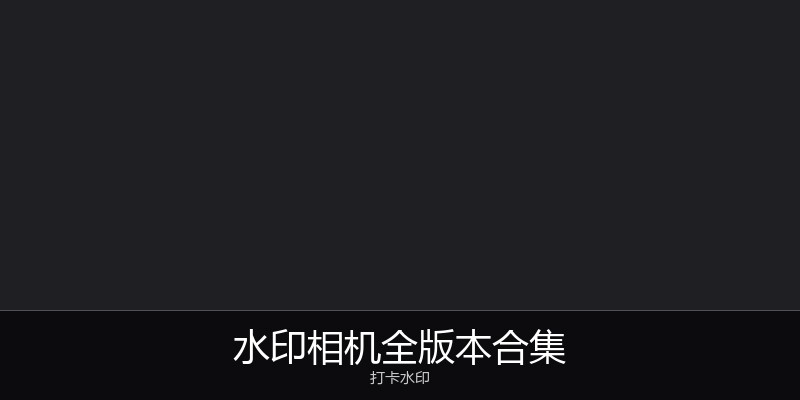 水印相机全版本合集