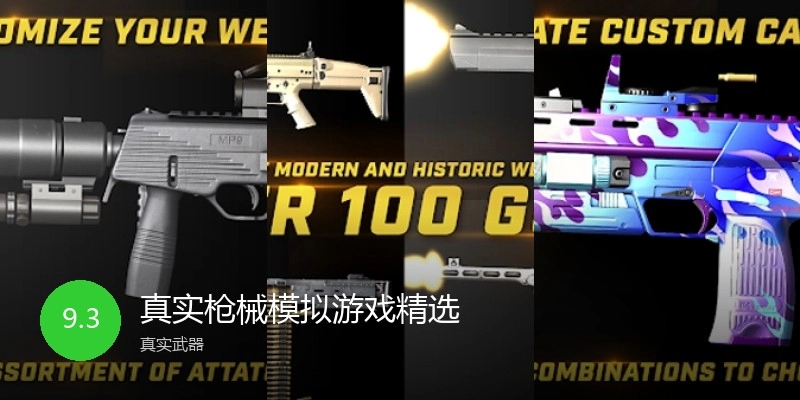 真实枪械模拟游戏精选