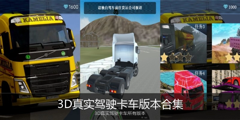 3D真实驾驶卡车版本合集