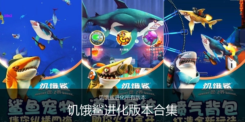 饥饿鲨进化版本合集