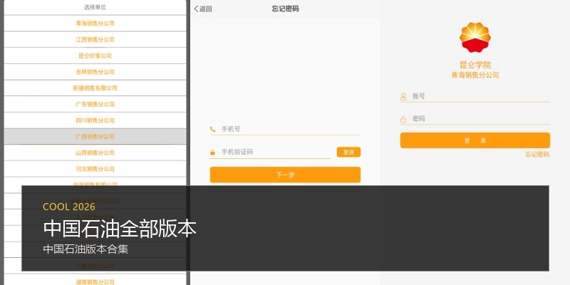 中国石油全部版本