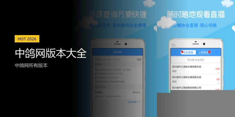中鸽网版本大全