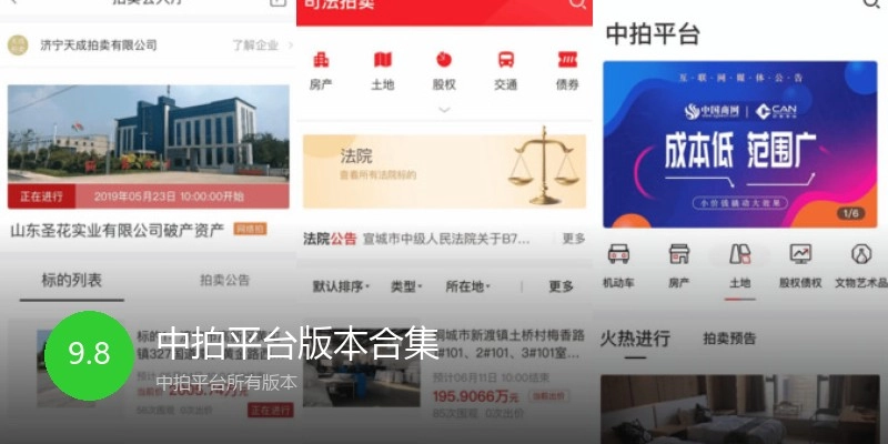 中拍平台版本合集