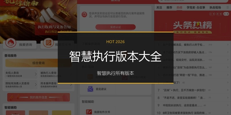 智慧执行版本大全