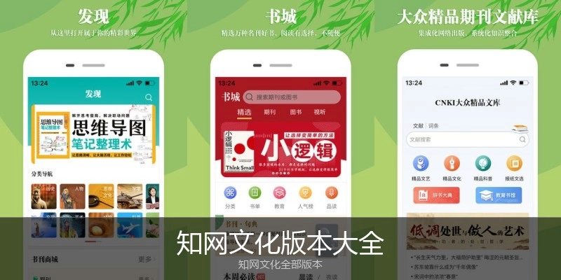 知网文化版本大全