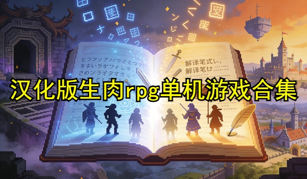 汉化版生肉rpg单机游戏合集