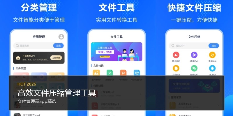 高效文件压缩管理工具
