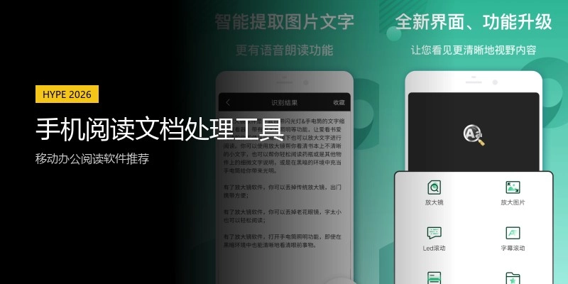 手机阅读文档处理工具