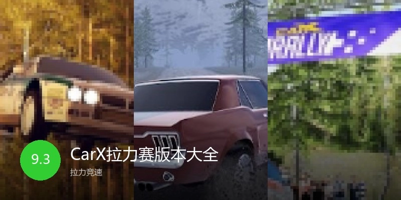 CarX拉力赛版本大全