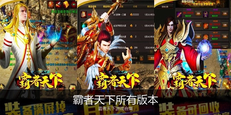 霸者天下所有版本