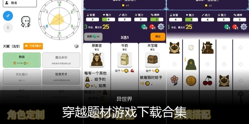 穿越题材游戏下载合集