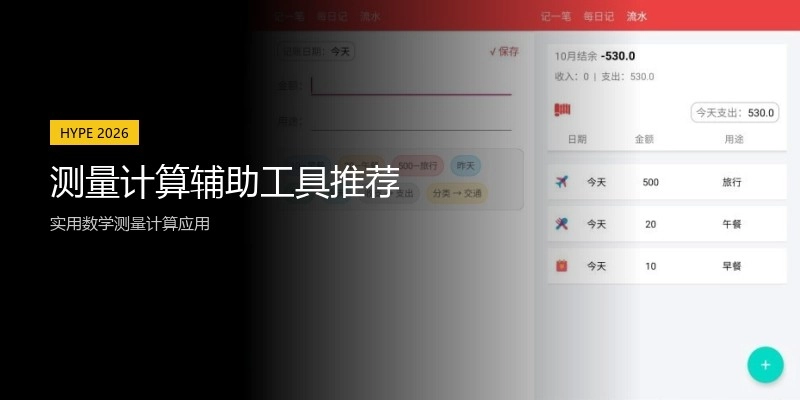 测量计算辅助工具推荐