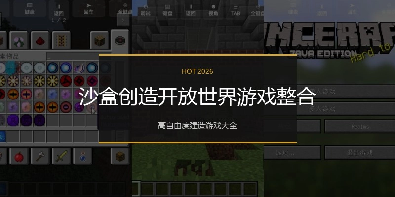 沙盒创造开放世界游戏整合