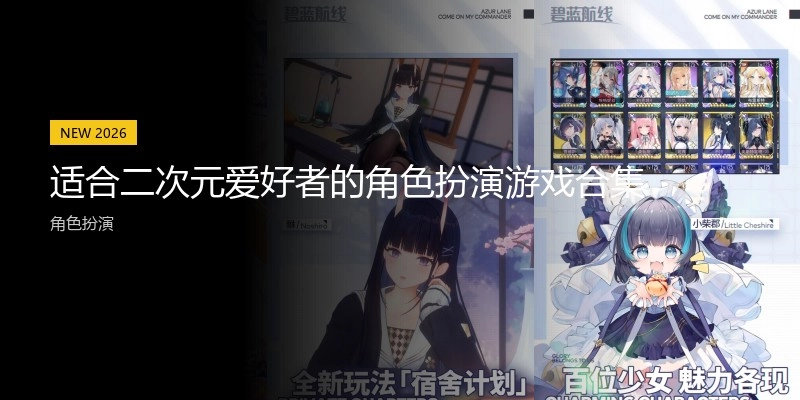 适合二次元爱好者的角色扮演游戏合集